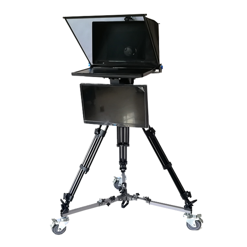 22 inch professional teleprompter with 2 monitors
